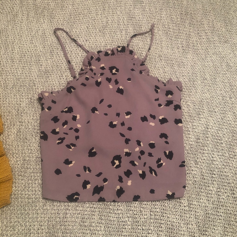 Ruffle tank top